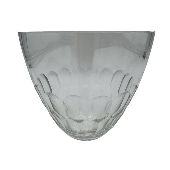 Vera Wang Flowers by FTD Lead Crystal Bowl Vase 6.25" x 5.5" Honeycomb - Picture 1 of 6